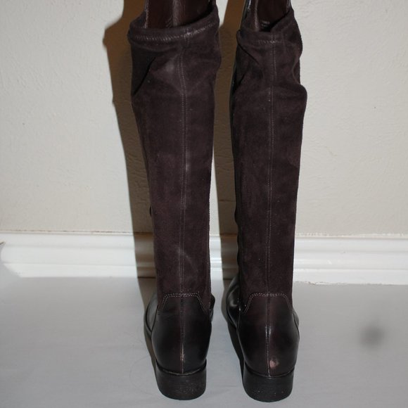 Cole Haan dark brown leather and suede boots! - Picture 4 of 4
